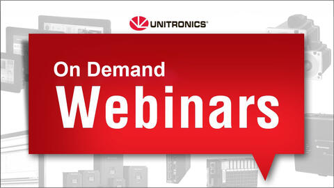 Unitronics er en ledende leverandør av automasjonsløsninger for industrielle prosesser. Unitronics tilbyr en rekke On Demand Webinarer du kan se her.

 